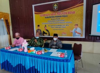 Menjemput Tuah Datuk Adat, AMA RIAU dan LAMR ROHUL Taja Diskusi Publik
