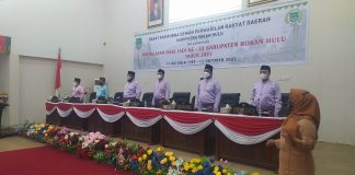 DPRD Rohul Gelar Rapat Paripurna Peringatan Hari Jadi Rokan Hulu ke 22 Tahun
