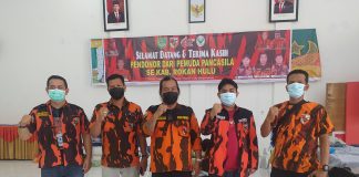 Peringati HUT Pemuda Pancasila ke 62, MPC PP Rohul Gelar Donor Darah Hingga Berbagi Dengan Korban Kebakaran