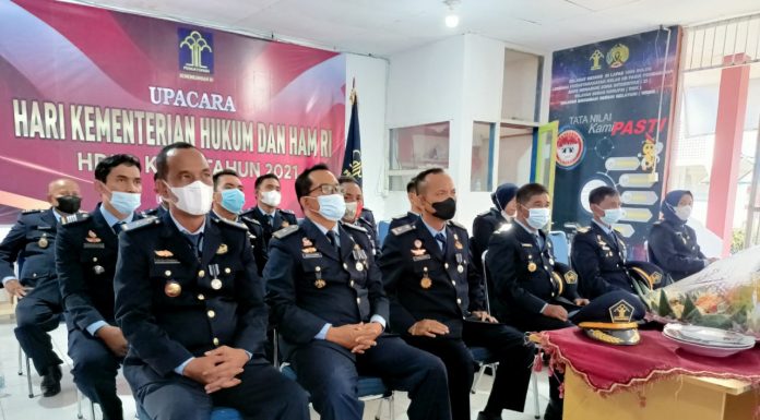 Peringatan HDKD 2021, Lapas Pasir Pengaraian Raih Penghargaan Dari Kanwil Kemenkumham Riau