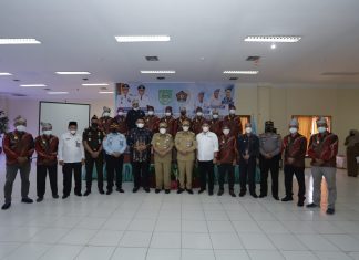 Bupati Rokan Hulu Turut Menghadiri Pelantikan Kepengurusan PWI Rohul Periode 2021-2024