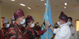 Amin Syukri Dilantik Sebagai Ketua PWI Kabupaten Rokan Hulu Periode 2021-2024
