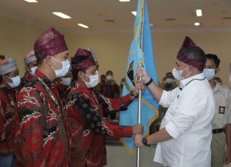 Amin Syukri Dilantik Sebagai Ketua PWI Kabupaten Rokan Hulu Periode 2021-2024