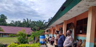 Polsek Tambusai Gelar Sosialisasi Terkait Covid-19 dan Vaksinasi Terhadap Pelajar