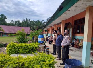 Polsek Tambusai Gelar Sosialisasi Terkait Covid-19 dan Vaksinasi Terhadap Pelajar