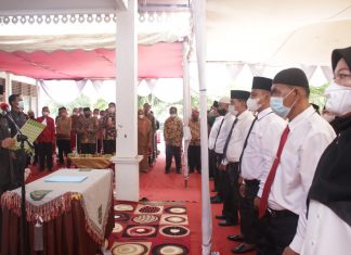 BPD Lima Desa di Kecamatan Rambah Resmi Dilantik
