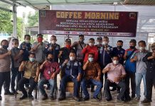 Gelar Coffe Morning Bersama Rekan Pers, Kalapas Pasir Pengaraian Pamit Pisah Pindah Tugas