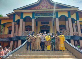 Wabup Dampingi Kunker Kapolda Riau, Tinjau Pelaksanaan Vaksinasi Massal