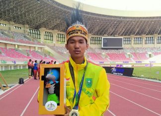 Penyandang Tuna Daksa Asal Rohul Berhasil Peroleh Medali Emas Dalam Ajang Papernas XVI