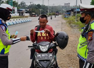 Pimpin Operasi Zebra Lancang Kuning 2021, Berikut Yang Dilakukan Personil Polres Rohul