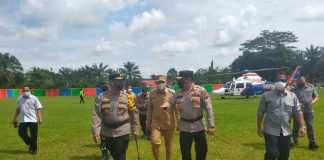 Kunker ke Rokan Hulu, Kapolda Riau Ajak Masyarakat Liburan Nataru Dirumah