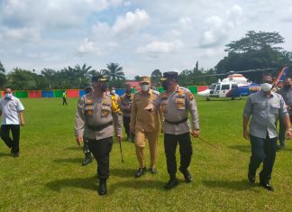 Kunker ke Rokan Hulu, Kapolda Riau Ajak Masyarakat Liburan Nataru Dirumah