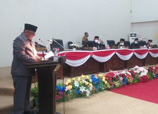 Dalam Rapat Paripurna, Pj Sekda Rohul Sampaikan 3 Ranperda