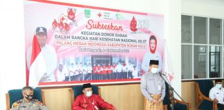 Peringati HKN ke -57, Pemkab Rohul Taja Donor Darah, Vaksin Hingga Berbagi Dengan Masyarakat