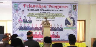 Hadir Dalam Pengukuhan PMR Rohul, Ini Pesan Wagubri