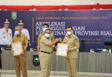 Membanggakan, Rohul Terima Penghargaan Terbaik III Aksi Konvergensi Penurunan Stunting di Provinsi Riau