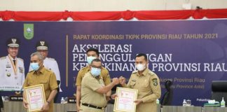 Membanggakan, Rohul Terima Penghargaan Terbaik III Aksi Konvergensi Penurunan Stunting di Provinsi Riau