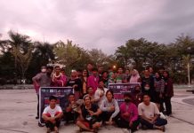 Gabungan Organisasi di Rohul Turun ke Jalan, Galang Dana Bantu Korban Erupsi Gunung Semeru