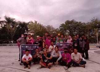Gabungan Organisasi di Rohul Turun ke Jalan, Galang Dana Bantu Korban Erupsi Gunung Semeru