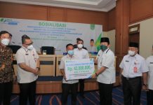 Bupati Buka Sosialisasi Perbup Nomor 41 Tahun 2021, Sukiman : Bentuk Kepedulian Pemkab Terhadap Pekerja