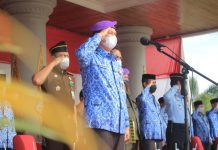 Wabup Indra Gunawan Pimpinan Apel Peringatan Hari Bela Negara ke 73 Tahun