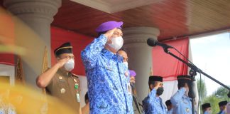 Wabup Indra Gunawan Pimpinan Apel Peringatan Hari Bela Negara ke 73 Tahun