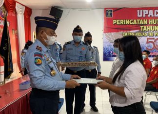 Perayaan Natal, 62 WBP Lapas Pasir Pengaraian Terima Remisi
