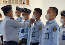 6 PNS di Lingkungan Lapas Pasir Pengaraian Diambil Sumpah dan Dikukuhkan