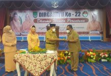 Puncak HUT DWP, H Sukiman Ajak DWP Rohul Bersama-Sama Majukan Perekonomian
