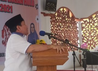 Bupati Sukiman Optimis Rohul Capai Target 70 Persen Vaksinasi