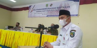 KOPWAR Pena Tinta Emas Gelar Pelatihan Kewirausahaan Bagi Wartawan, Berikut Harapan Wabup Rohul