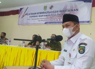KOPWAR Pena Tinta Emas Gelar Pelatihan Kewirausahaan Bagi Wartawan, Berikut Harapan Wabup Rohul