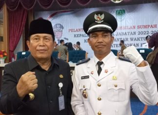 Dilantik Bupati Sebagai Kades Batang Kumu, Berikut Harapan Normal Harahap
