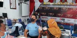 Lapas Pasir Pengaraian Lakukan Vaksinasi Booster