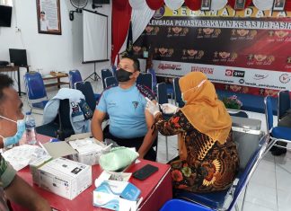 Lapas Pasir Pengaraian Lakukan Vaksinasi Booster