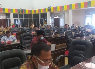 Rapat Paripurna Awal Tahun, DPRD Rohul Bahas Kegiatan Masa Persidangan ke Satu Tahun 2021