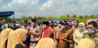 Hadiri Syukuran Kades Batang Kumu, Bupati Sukiman : Semoga Amanah
