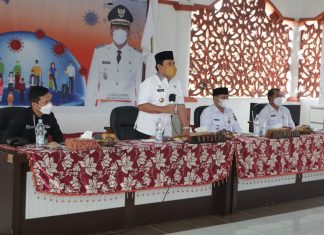 Serius Tangani Covid-19, Bupati Undang Lurah dan Kades Se Rohul