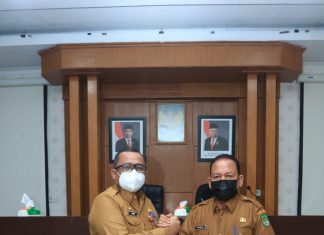 Gelar Sertijab, M Zaki Harap Kepala Bappeda Rohul Baru Dapat Ciptakan Team Work