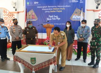 Bupati Sukiman Ajak Masyarakat Bayar Pajak