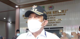 Resmikan Kantor BUMDes Sumber Rezeki, Bupati Sukiman : Saya Sangat Senang