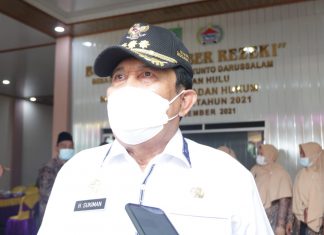 Resmikan Kantor BUMDes Sumber Rezeki, Bupati Sukiman : Saya Sangat Senang