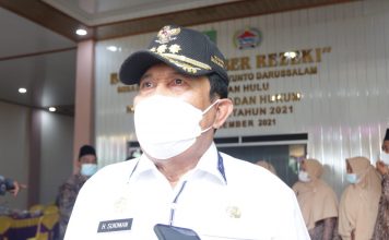 Resmikan Kantor BUMDes Sumber Rezeki, Bupati Sukiman : Saya Sangat Senang