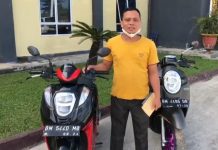Dua Sepeda Motornya Kembali, Syahroni : Terima Kasih Polres Rohul