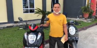 Dua Sepeda Motornya Kembali, Syahroni : Terima Kasih Polres Rohul
