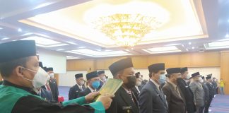 Berikut Data Pejabat Eselon II, III dan IV Yang Dilantik Bupati Sukiman