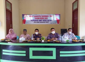 Koperasi Unit Desa Setia, Desa Lubuk Bendahara Timur Gelar RAT 2022