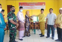 Gelar Sertijab, Rusdi Ajak Warga Bersatu Bangun Desa Pematang Berangan