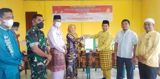 Gelar Sertijab, Rusdi Ajak Warga Bersatu Bangun Desa Pematang Berangan