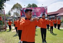 GIAT PRAMUKA WBP LAPAS PASIR PENGARAIAN, KUATKAN CINTA AKAN TANAH AIR